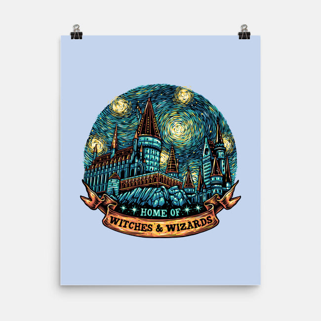 Home Of Witches And Wizards-None-Matte-Poster-glitchygorilla