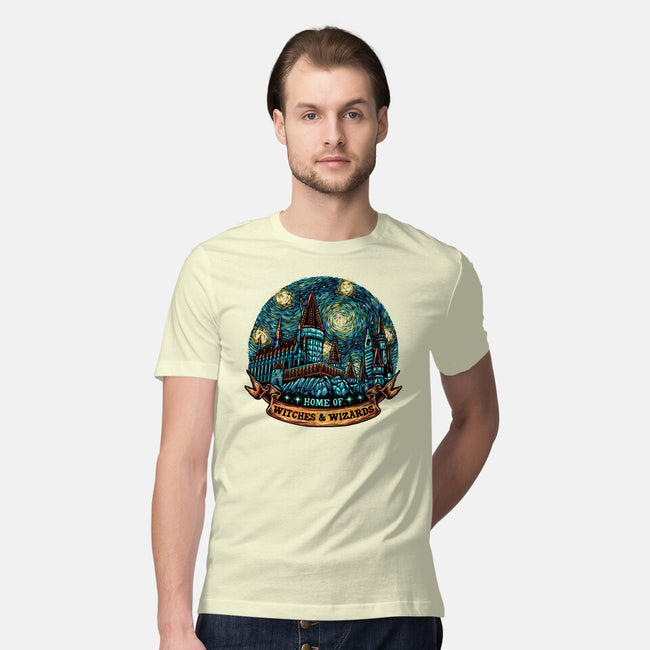 Home Of Witches And Wizards-Mens-Premium-Tee-glitchygorilla