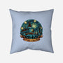 Home Of Witches And Wizards-None-Removable Cover w Insert-Throw Pillow-glitchygorilla