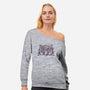 Harry Beatles-Womens-Off Shoulder-Sweatshirt-yumie