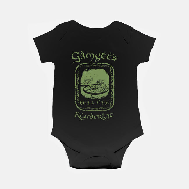 Gamgee's Fish And Chips-Baby-Basic-Onesie-Mattania