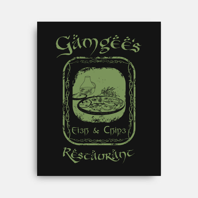 Gamgee's Fish And Chips-None-Stretched-Canvas-Mattania