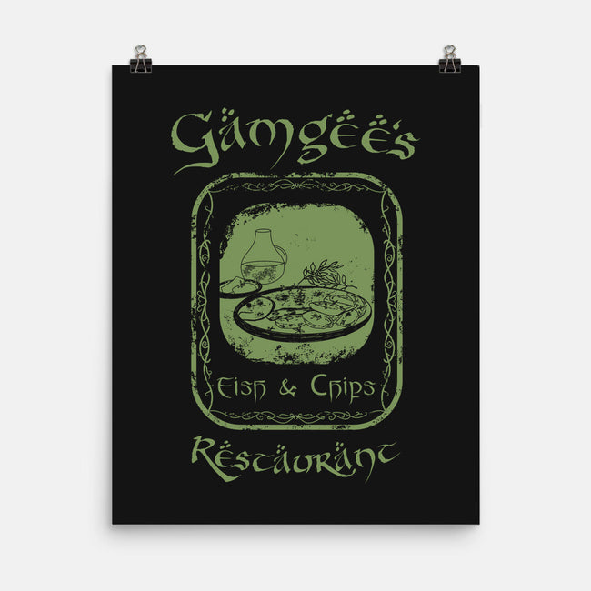 Gamgee's Fish And Chips-None-Matte-Poster-Mattania