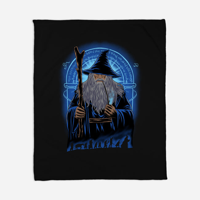 Old Grey Beard-None-Fleece-Blanket-rmatix