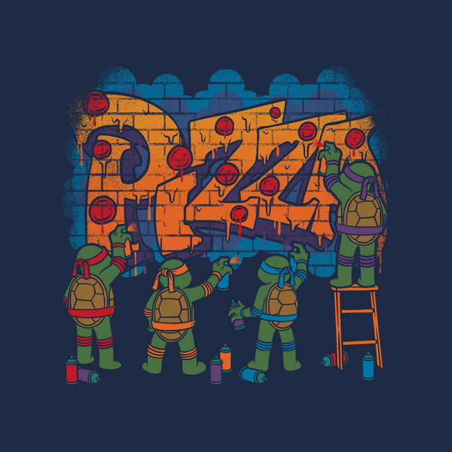 Pizza Turtle Graffiti-Youth-Pullover-Sweatshirt-Studio Mootant