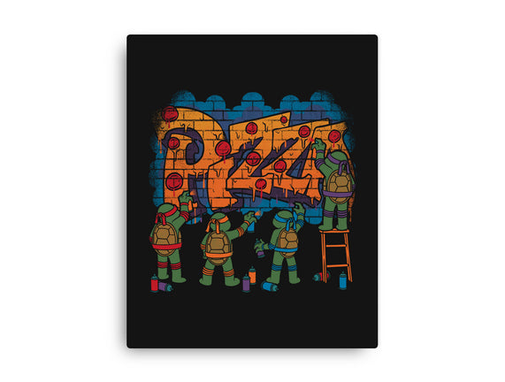 Pizza Turtle Graffiti