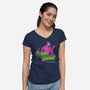 The Fresh Killer-Womens-V-Neck-Tee-Getsousa!