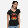 You Can't Outrun A Balrog-Womens-V-Neck-Tee-sebasebi