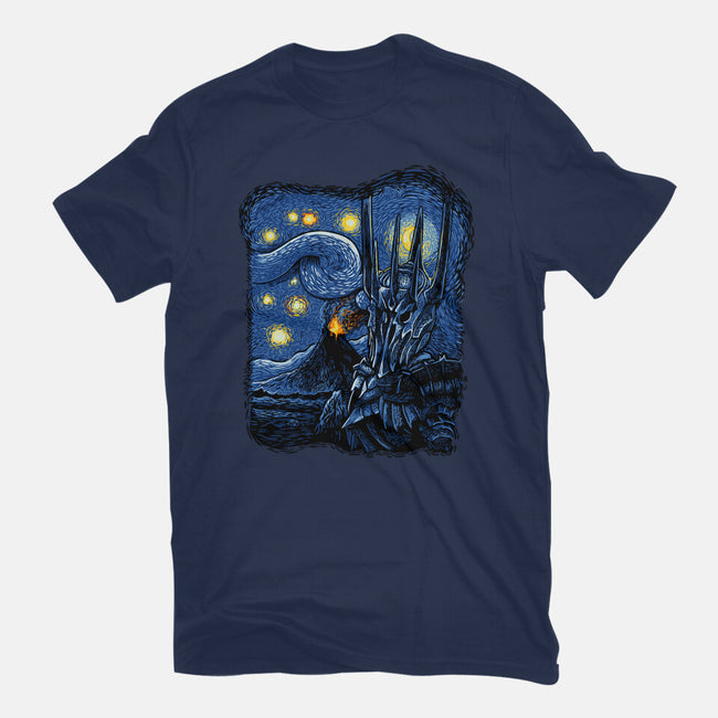 Lord Van Gogh-Womens-Fitted-Tee-daobiwan