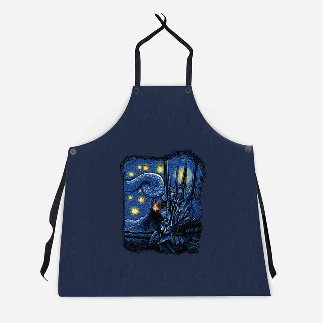 Lord Van Gogh-Unisex-Kitchen-Apron-daobiwan