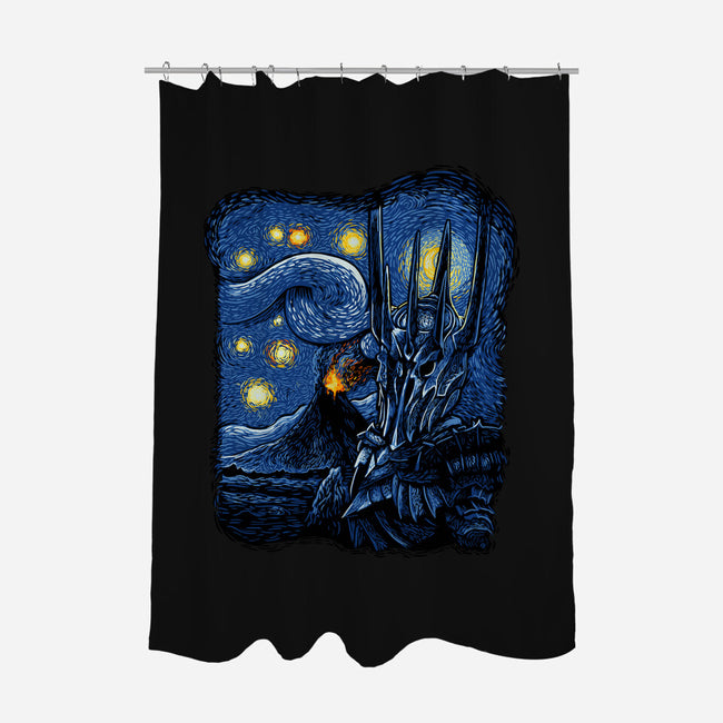 Lord Van Gogh-None-Polyester-Shower Curtain-daobiwan