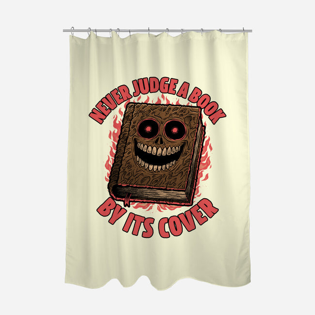 Necronomicon Book Cover-None-Polyester-Shower Curtain-Studio Mootant