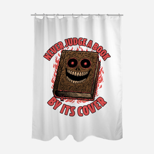 Necronomicon Book Cover-None-Polyester-Shower Curtain-Studio Mootant