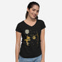 That's No Bee Hive-Womens-V-Neck-Tee-kg07