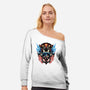 Shadow Of Speed-Womens-Off Shoulder-Sweatshirt-glitchygorilla