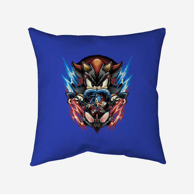 Shadow Of Speed-None-Removable Cover w Insert-Throw Pillow-glitchygorilla