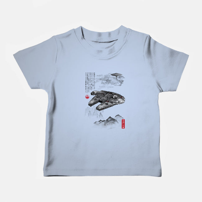 Escape From Cloud City-Baby-Basic-Tee-DrMonekers