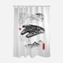 Escape From Cloud City-None-Polyester-Shower Curtain-DrMonekers