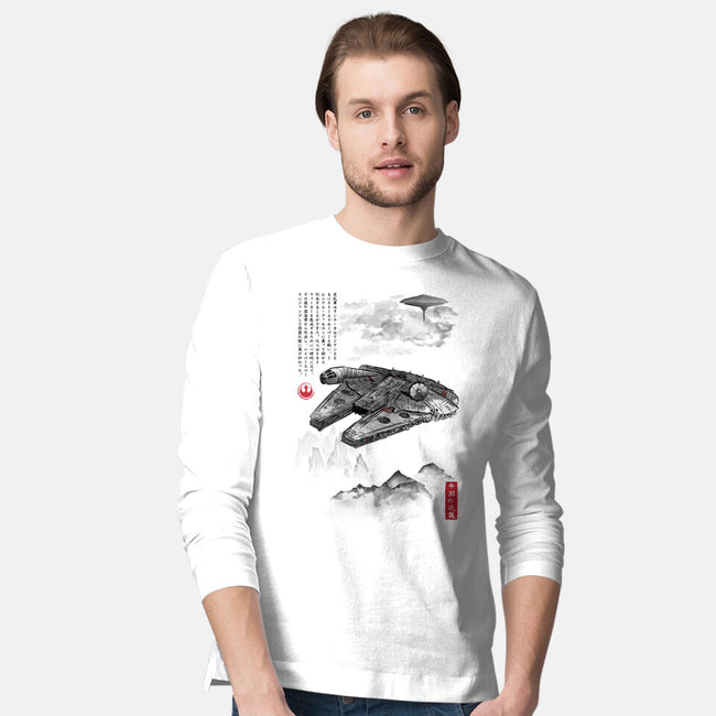 Escape From Cloud City-Mens-Long Sleeved-Tee-DrMonekers