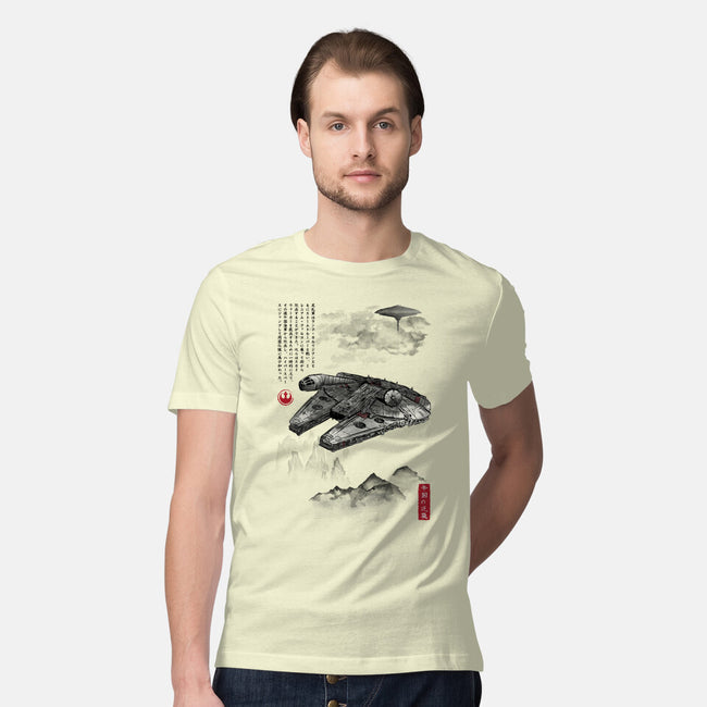 Escape From Cloud City-Mens-Premium-Tee-DrMonekers