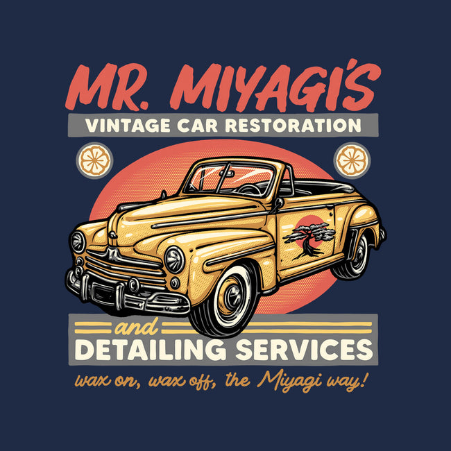 Miyagi Vehicle Restoration-Youth-Pullover-Sweatshirt-glitchygorilla