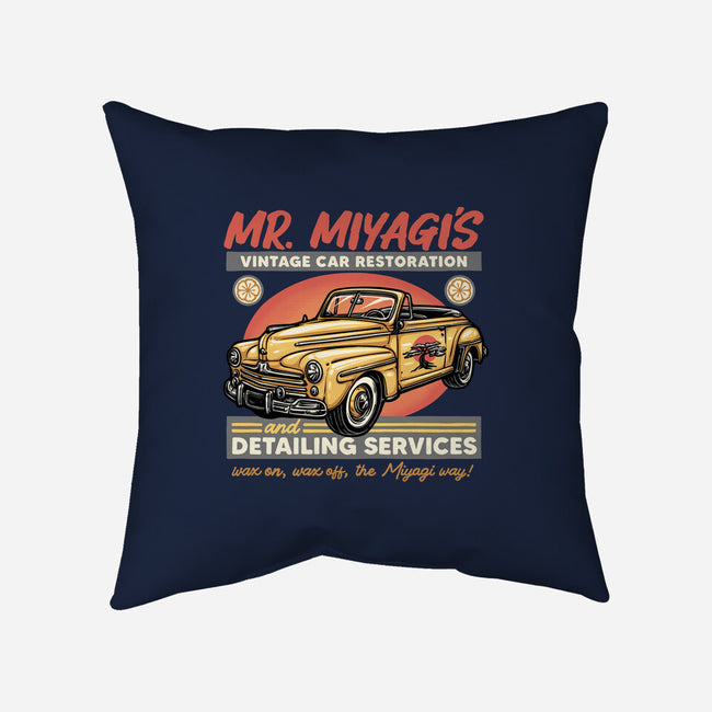 Miyagi Vehicle Restoration-None-Removable Cover w Insert-Throw Pillow-glitchygorilla