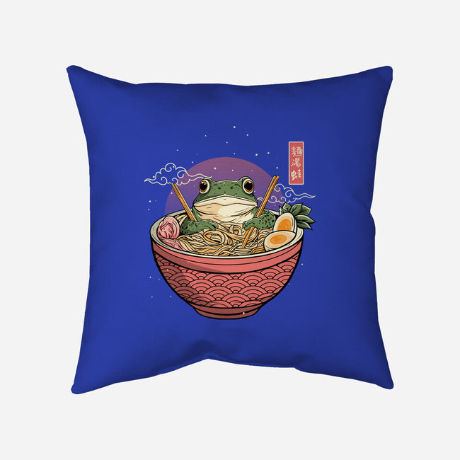 Toad Ramen Bath-None-Removable Cover w Insert-Throw Pillow-constantine2454