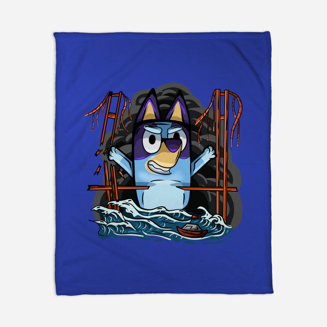 Kaiju Bluey-None-Fleece-Blanket-nickzzarto