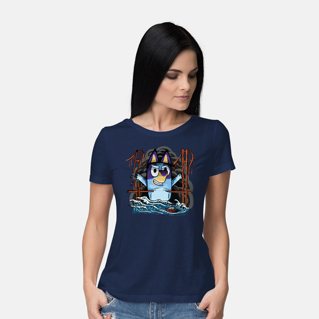 Kaiju Bluey-Womens-Basic-Tee-nickzzarto