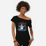 Kaiju Bluey-Womens-Off Shoulder-Tee-nickzzarto