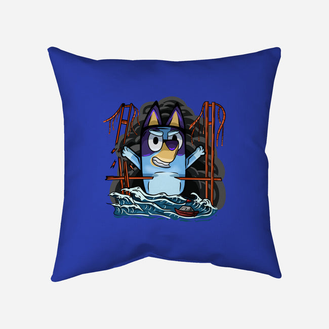 Kaiju Bluey-None-Removable Cover w Insert-Throw Pillow-nickzzarto