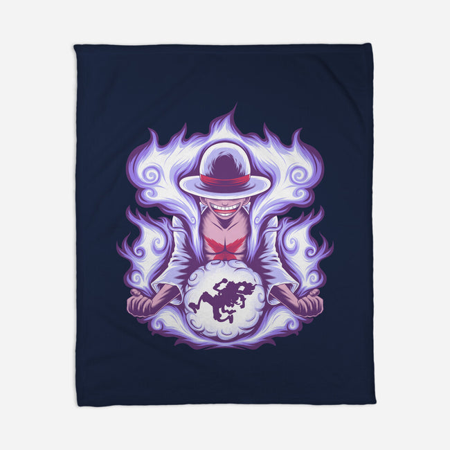 Gear 5 Pirate King-None-Fleece-Blanket-rmatix