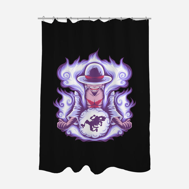 Gear 5 Pirate King-None-Polyester-Shower Curtain-rmatix