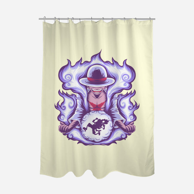 Gear 5 Pirate King-None-Polyester-Shower Curtain-rmatix