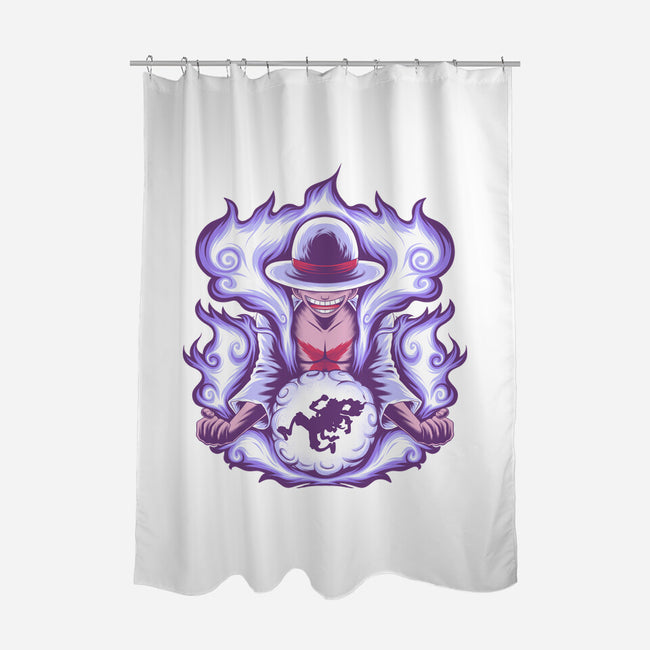 Gear 5 Pirate King-None-Polyester-Shower Curtain-rmatix