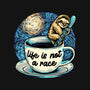 Life Is Not A Race-Mens-Basic-Tee-glitchygorilla