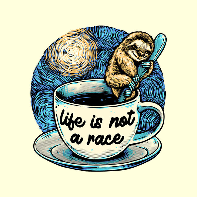 Life Is Not A Race-None-Removable Cover w Insert-Throw Pillow-glitchygorilla