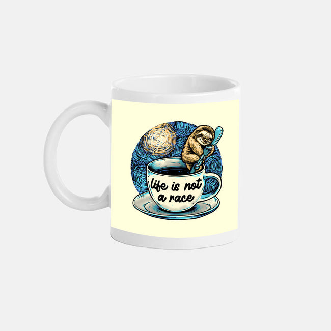 Life Is Not A Race-None-Mug-Drinkware-glitchygorilla