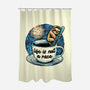 Life Is Not A Race-None-Polyester-Shower Curtain-glitchygorilla