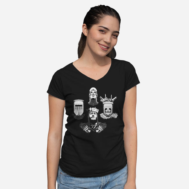 Knights Rhapsody-Womens-V-Neck-Tee-NMdesign