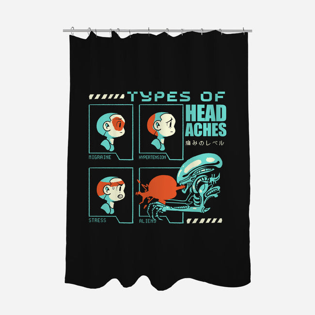 Types Of Headaches-None-Polyester-Shower Curtain-Sketchdemao