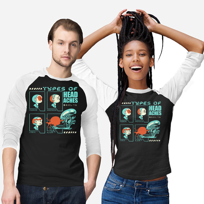 Types Of Headaches-Unisex-Baseball-Tee-Sketchdemao