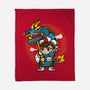 The Blue Dragon Dancer-None-Fleece-Blanket-krisren28