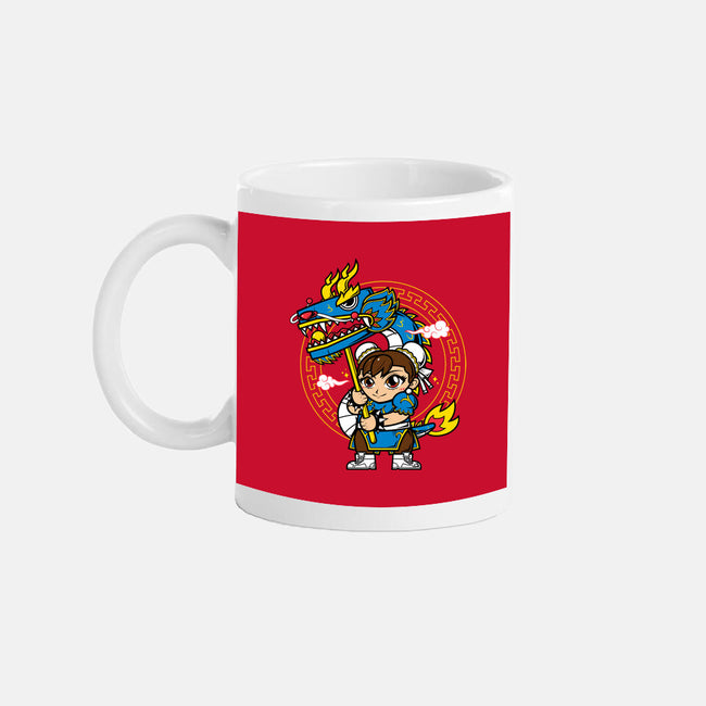 The Blue Dragon Dancer-None-Mug-Drinkware-krisren28