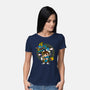 The Blue Dragon Dancer-Womens-Basic-Tee-krisren28