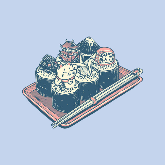 Sushi Family-None-Removable Cover w Insert-Throw Pillow-glitchygorilla