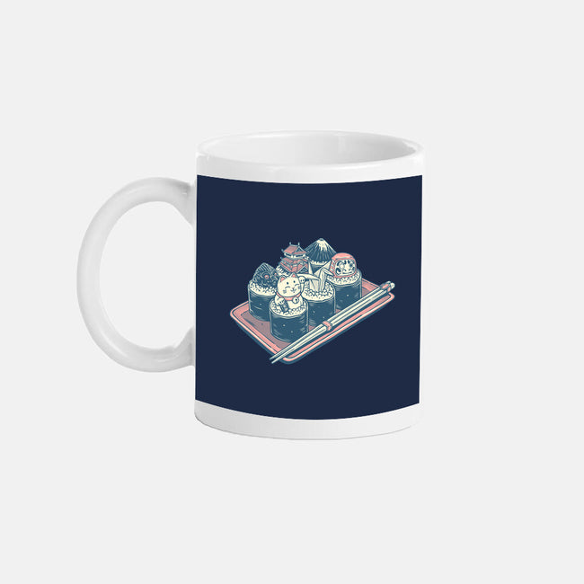 Sushi Family-None-Mug-Drinkware-glitchygorilla