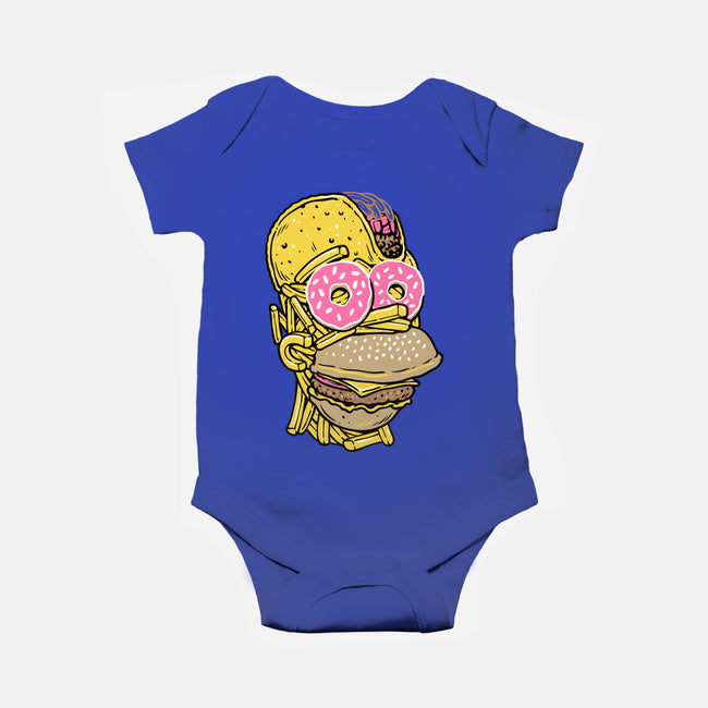 Snack Head-Baby-Basic-Onesie-glitchygorilla