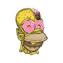 Snack Head-None-Removable Cover w Insert-Throw Pillow-glitchygorilla