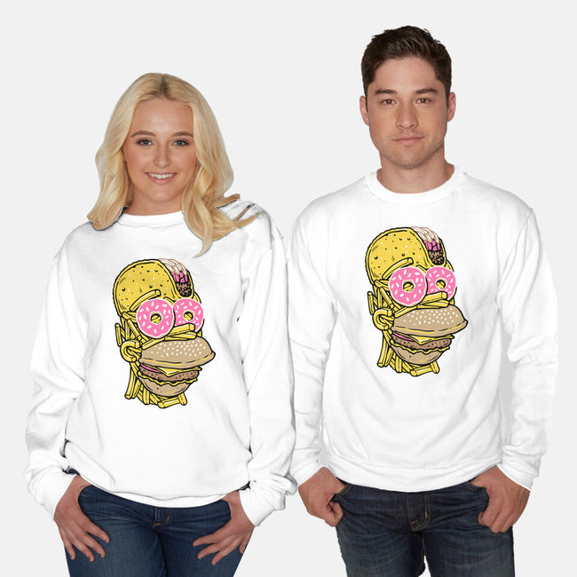 Snack Head-Unisex-Crew Neck-Sweatshirt-glitchygorilla